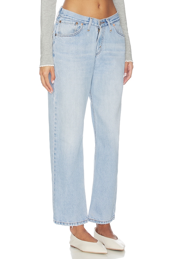 view 2 of 6 V Waist Skinny Jeans in Light Meduim