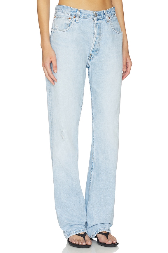 view 2 of 6 Tomboy Straight Leg Jeans in Light