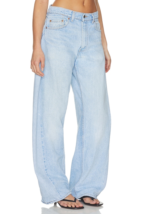 view 2 of 6 The Monroe Barrel Jean in Light & Medium