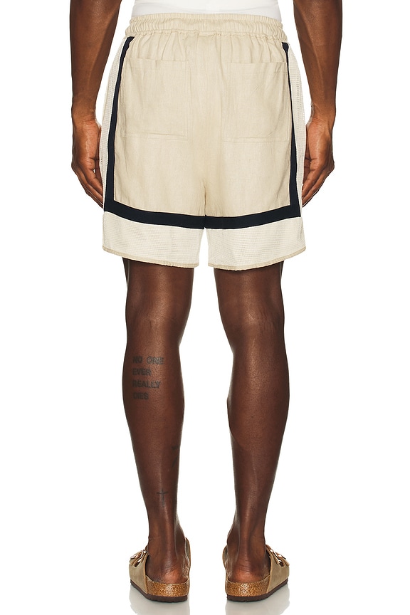 view 2 of 5 Georgie Shorts in Tan & Black