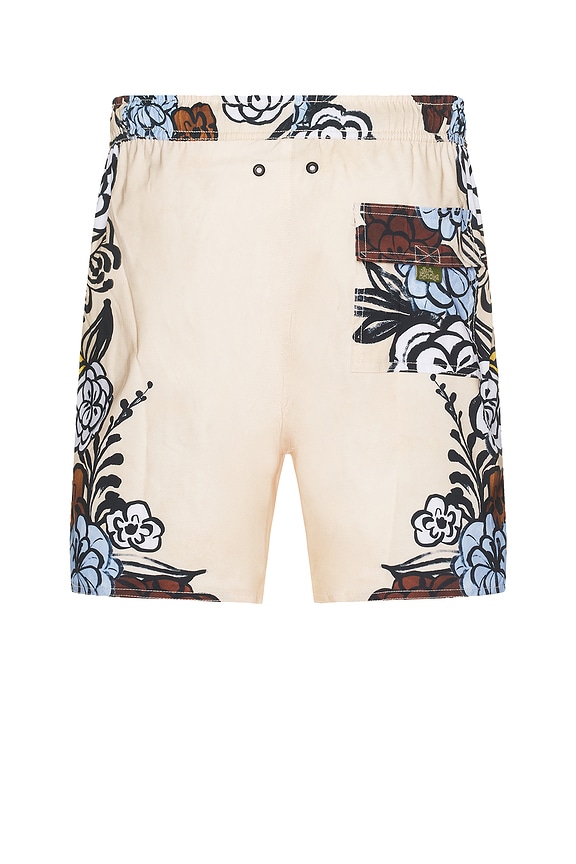 view 2 of 5 Joe Trunks in Cream, Orange, & Yellow