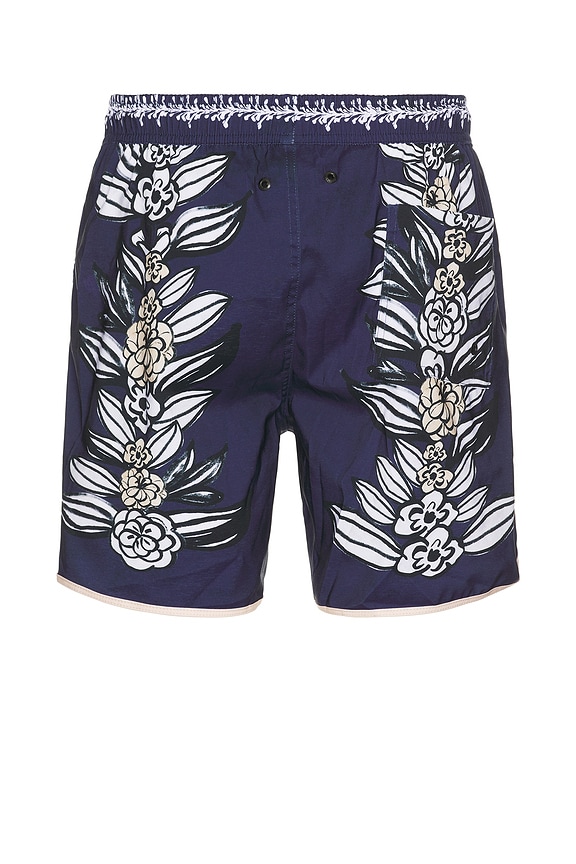 view 2 of 5 Liam Trunks in Blue & White