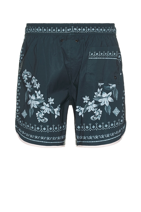 view 2 of 4 Liam Trunk in Green & Off White
