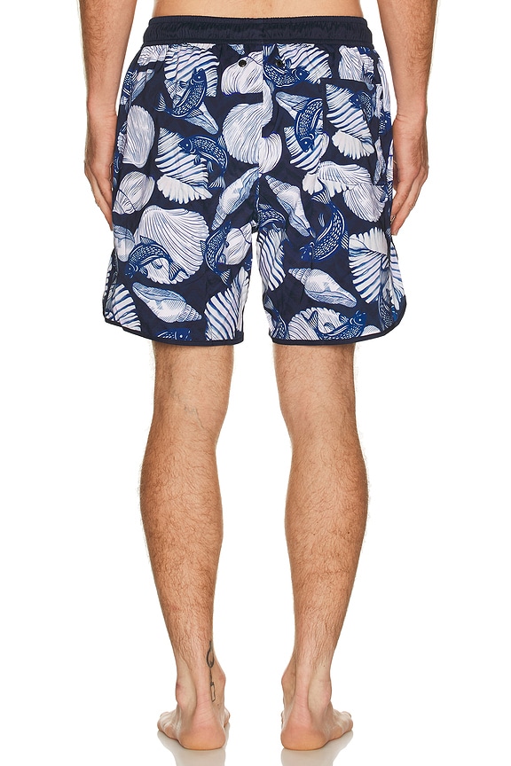 view 2 of 5 SHORT DE BAIN in Blue