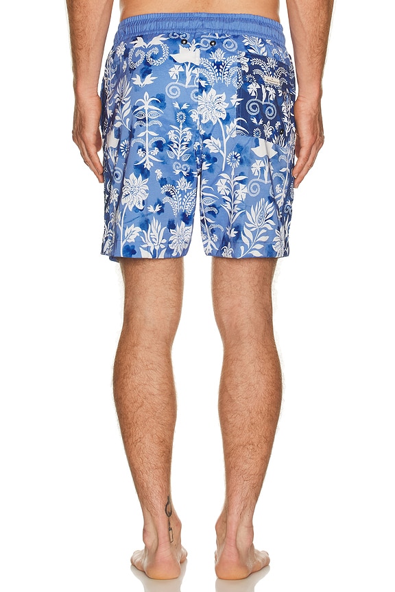 view 2 of 5 SHORT DE BAIN in Blue