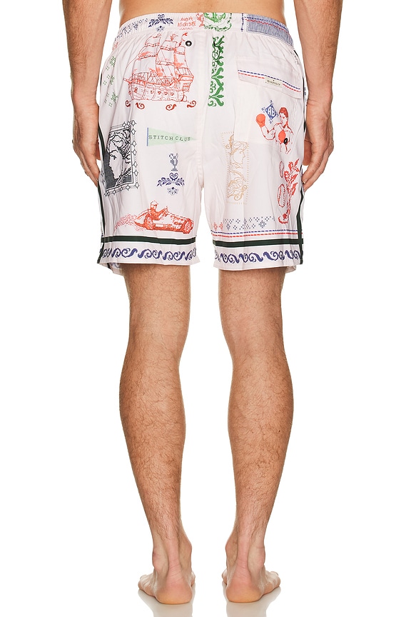 view 2 of 5 SHORT DE BAIN in Cream