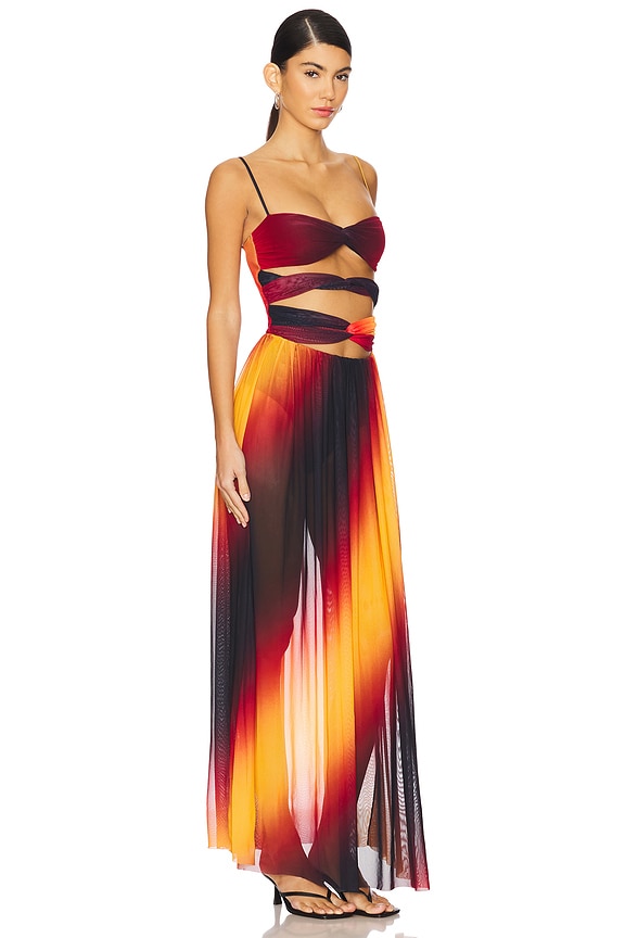 view 2 of 3 X REVOLVE Meeg Maxi Dress in Sunset Ombre