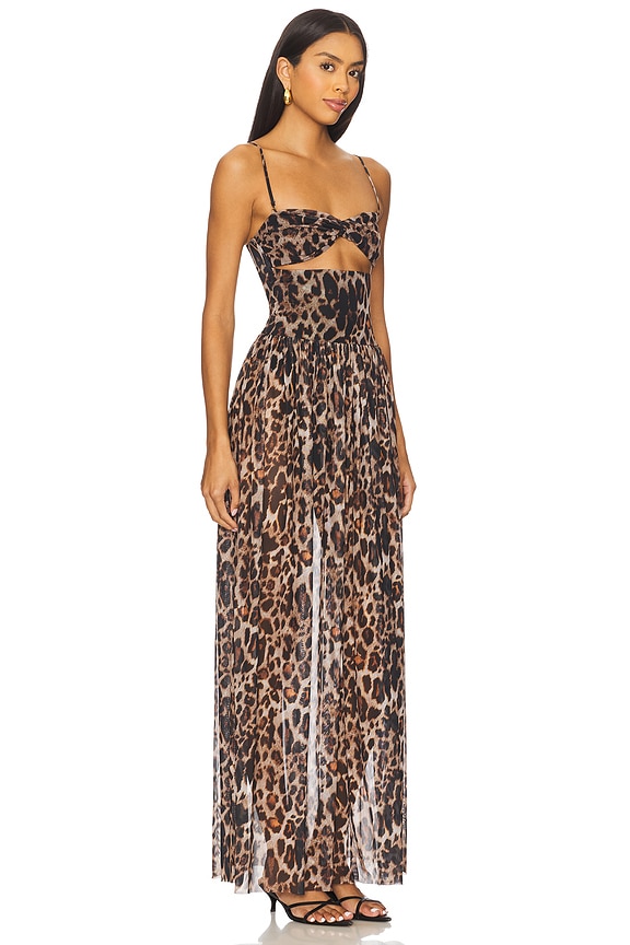 view 2 of 3 ROBE MAXI MALAY in Leopard
