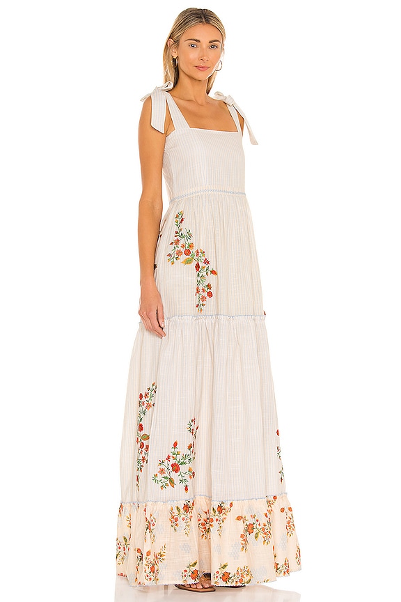view 2 of 3 Helina Sunbaze Maxi Dress in Beige