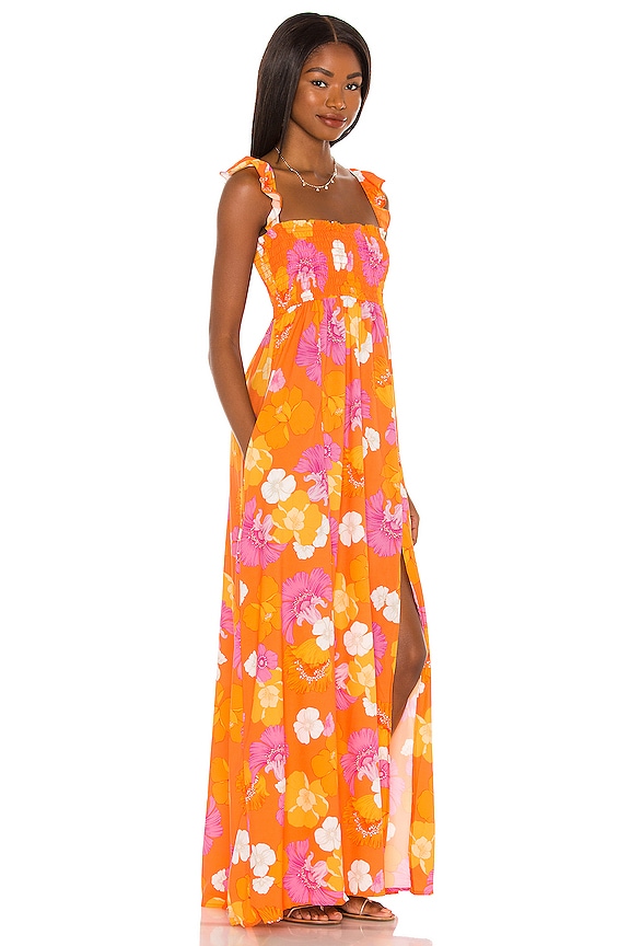 view 2 of 3 VESTIDO LEANDRA in Red Funky Blooms