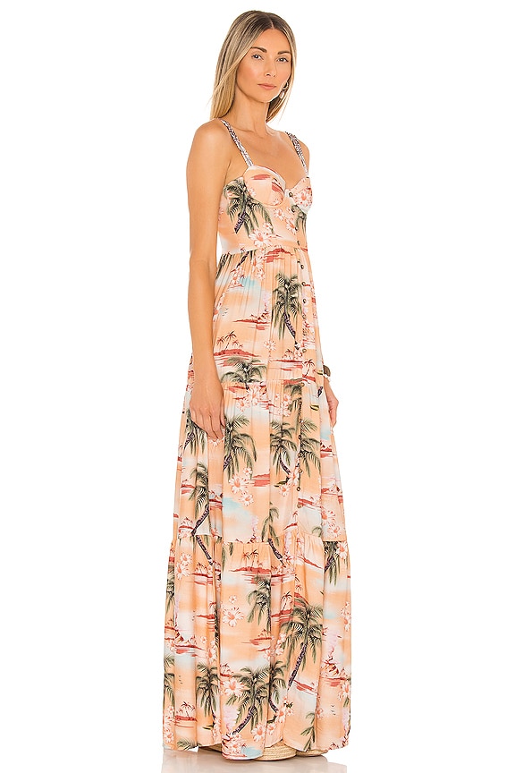 view 2 of 3 ROBE MAXI DUNNA LUAU in Multicolor