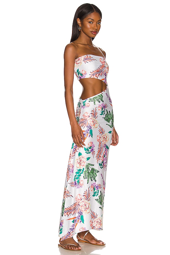 view 2 of 3 VESTIDO GWEN in White Floral
