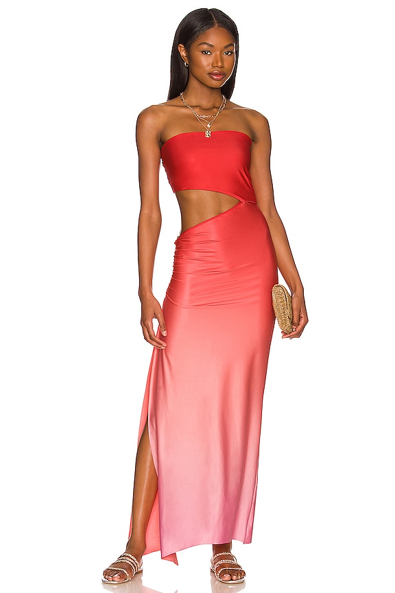 view 1 of 3 x REVOLVE Gwen Dress in Fuchsia Ombre