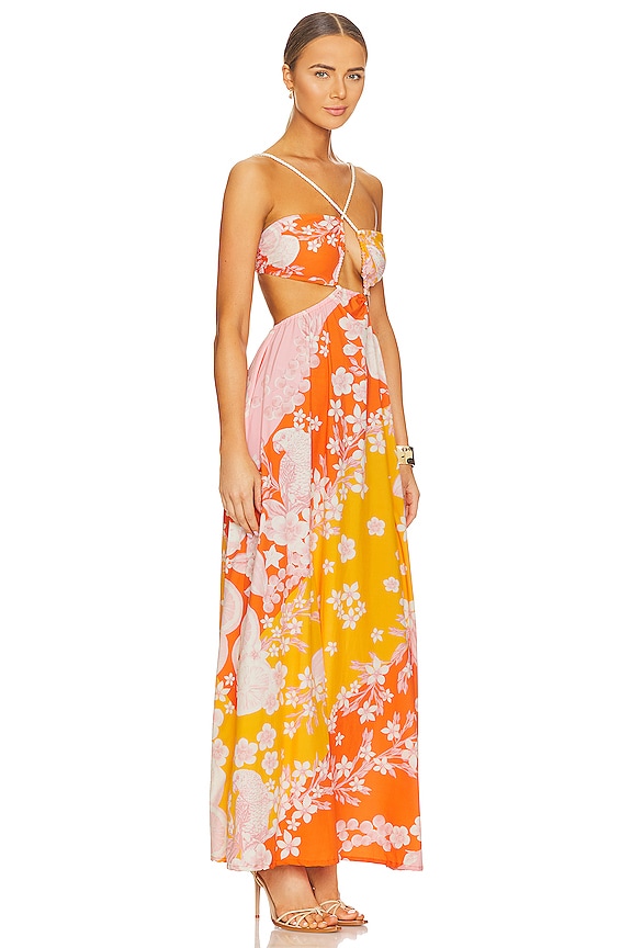 view 2 of 3 x REVOLVE Daphne Maxi Dress in Vita Gold Multi