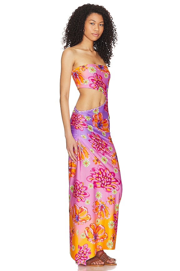 view 2 of 4 VESTIDO GWEN in Haze Purple Multi