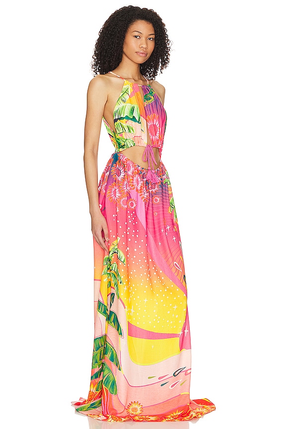 view 2 of 3 x REVOLVE Bella Maxi Dress in Palm