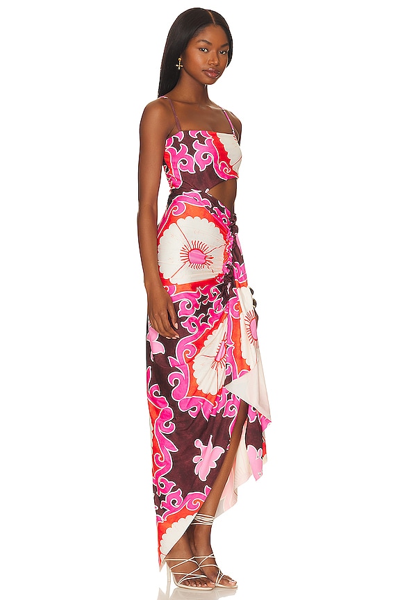 view 2 of 3 МАКСИ ПЛАТЬЕ SIENNA in Eames Multicolor