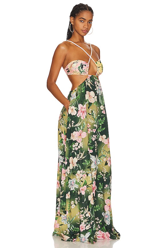 view 2 of 3 DAPHNE マキシドレス in Sally Multicolor