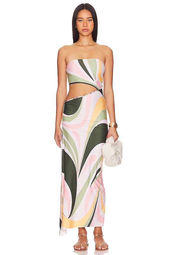 view 2 of 4 X Revolve Gwen Vitreo Midi Dress in Multi