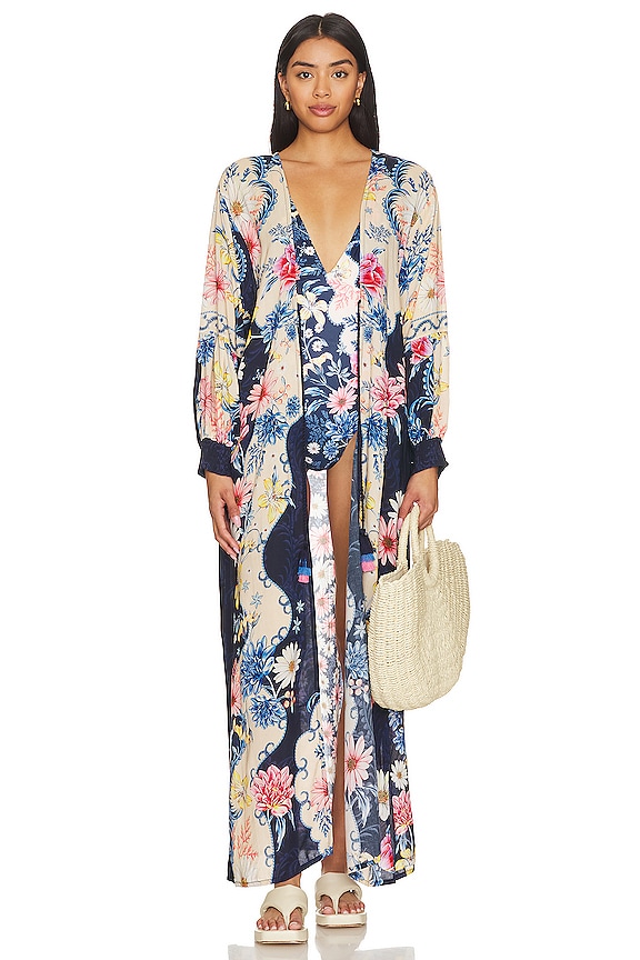 view 2 of 4 Isabelle Kimono in Ross Multicolor