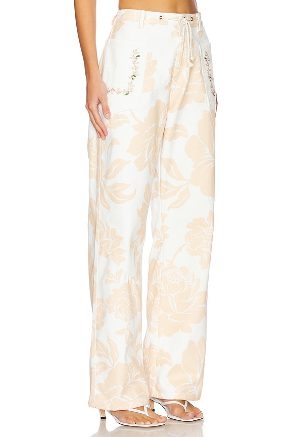 view 2 of 6 x REVOLVE Veronik Pants in Floral Cream Multi