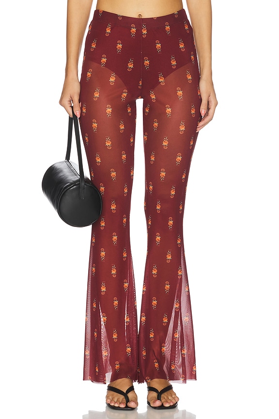 view 2 of 7 x REVOLVE Monike + Lexi Pants And Bandana in Burgundy