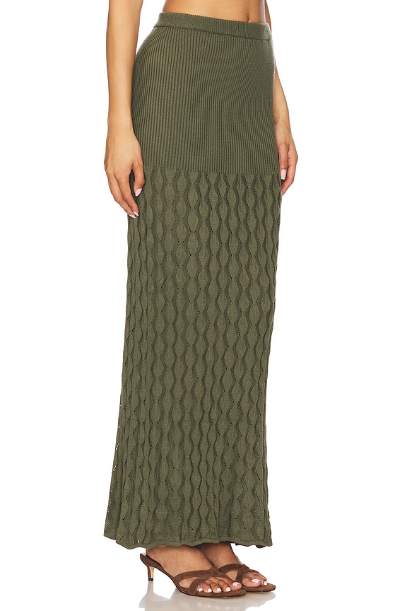 view 2 of 6 x REVOLVE Theodora Skirt in Sage