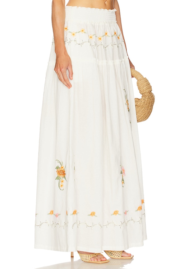 view 2 of 6 x REVOLVE Jenna Maxi Skirt in Ivory