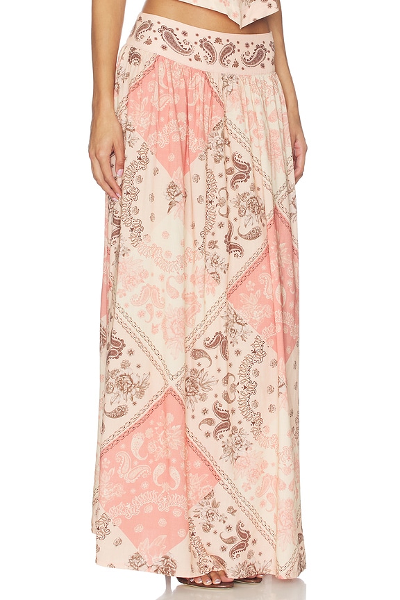 view 2 of 6 JUPE LONGUE TROPIC in Pink