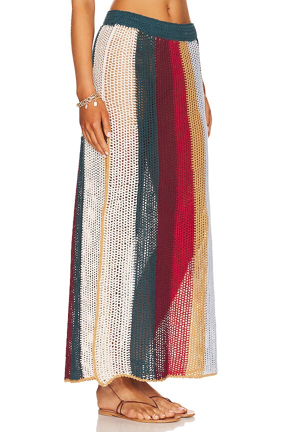 view 2 of 4 JUPE MIDI CYPRUS in Multicolor