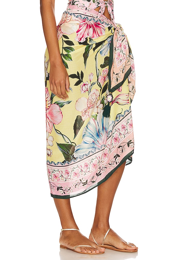 view 2 of 4 Marine Sarong in Sally Multicolor