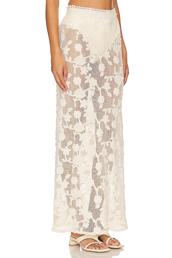 view 2 of 5 x REVOLVE Cyprus Maxi Skirt in Ivory