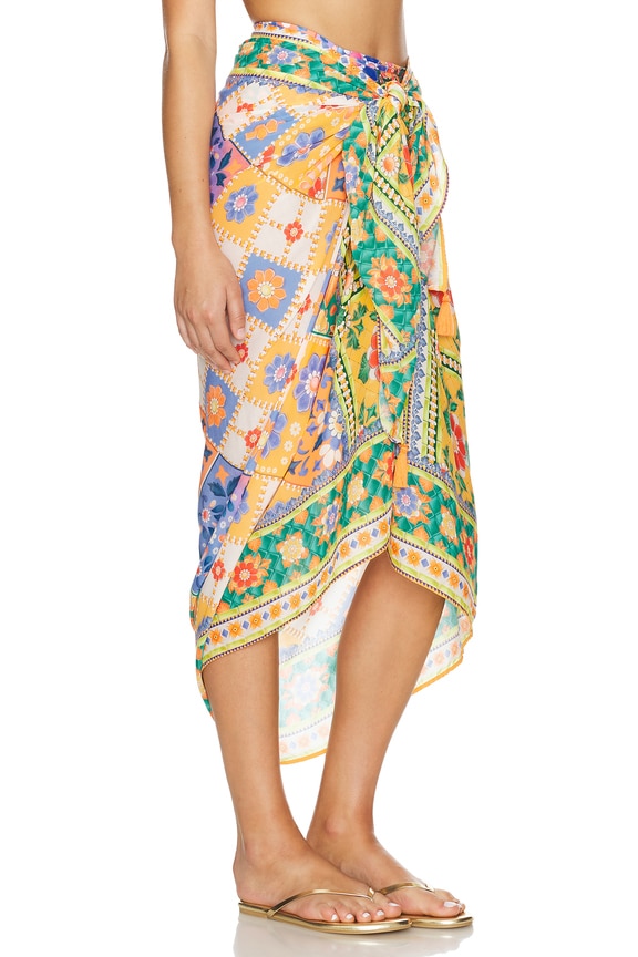 view 2 of 5 Marine Sarong in Multicolor