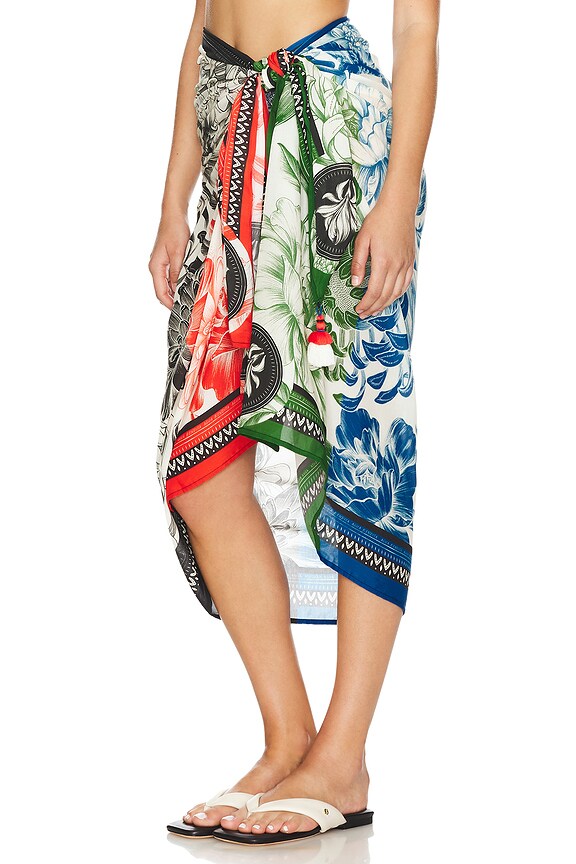 view 2 of 4 Marine Sarong in Multicolor