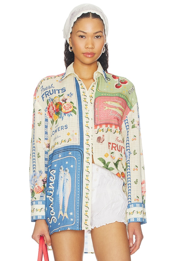 view 2 of 6 Anastasia Basket Top in Multicolor