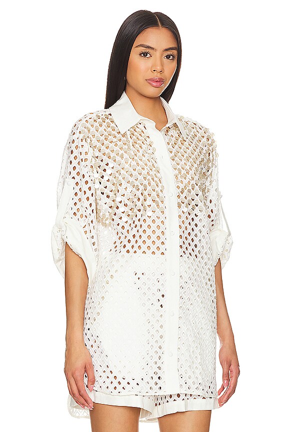 view 2 of 5 Chrissy Top in White