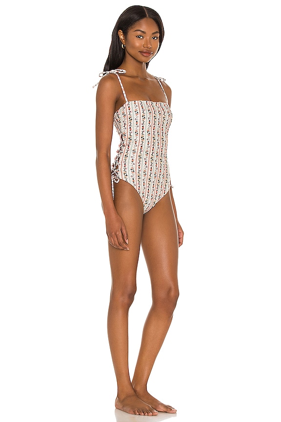 view 2 of 4 Sandy Papier Embroidered One Piece in Beige