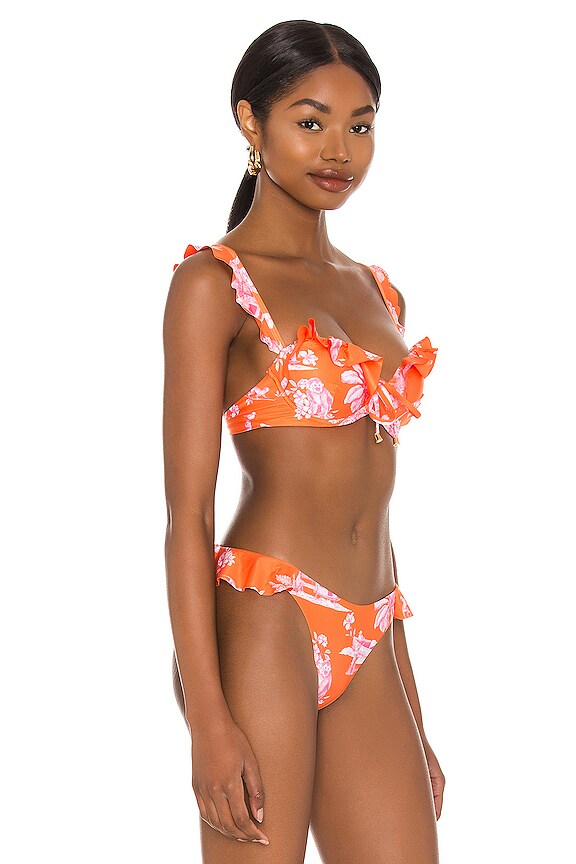 view 2 of 4 x REVOLVE Nahla Bikini Top in Orange La Plage
