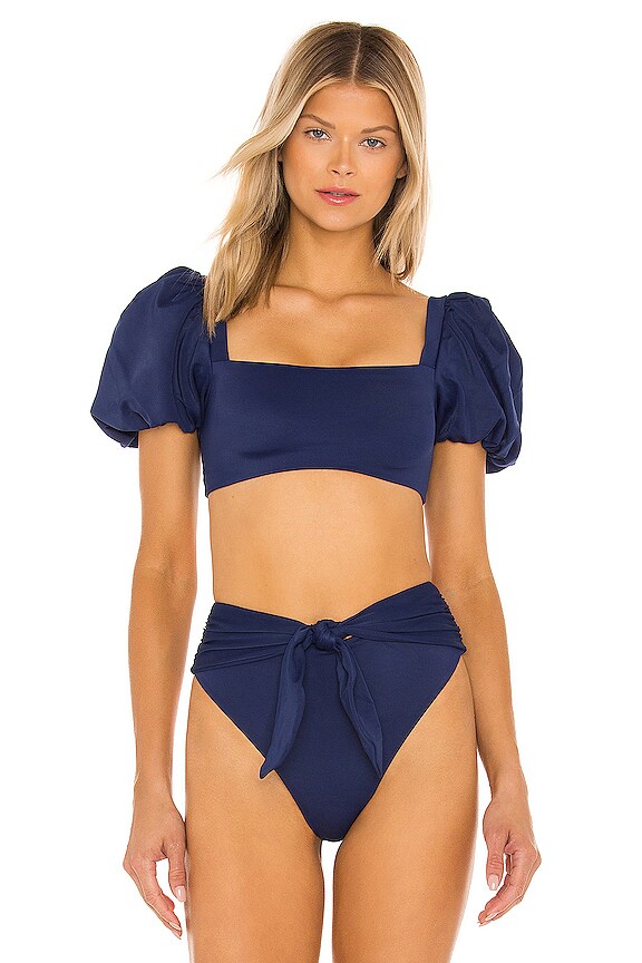 view 1 of 4 Calista Bikini Top in Navy