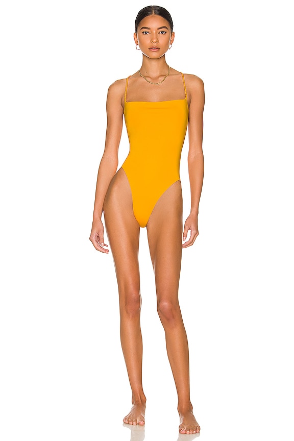 view 2 of 3 MAILLOT DE BAIN 1 PIÈCE KALI in Orange