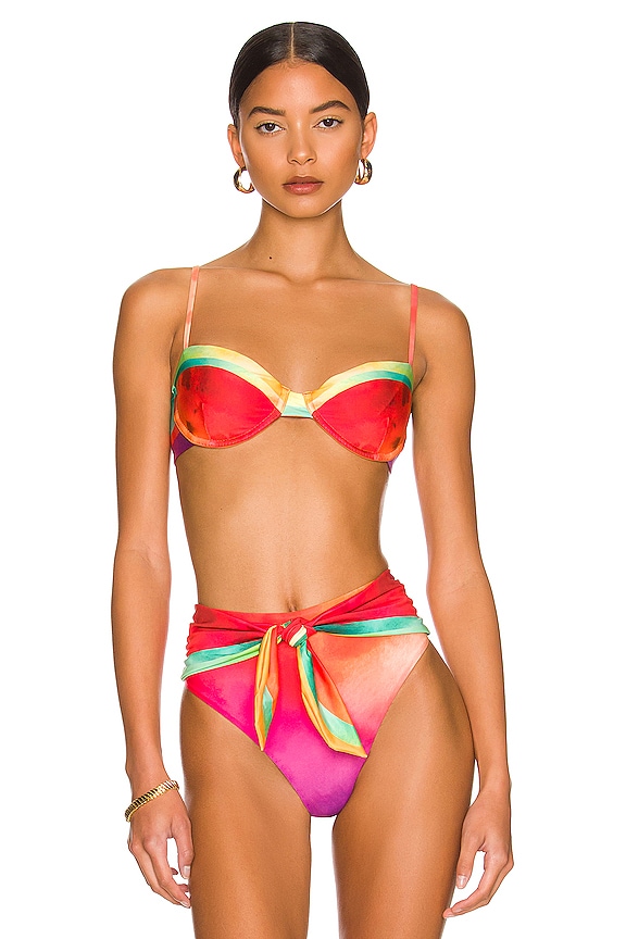 view 1 of 4 TOP BIKINI IRENE in Rainbow