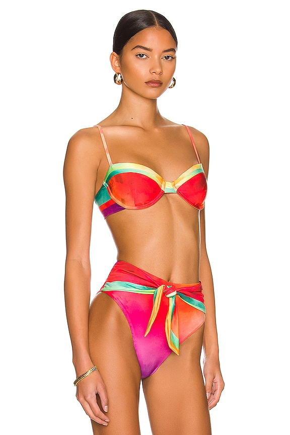 view 2 of 4 TOP BIKINI IRENE in Rainbow