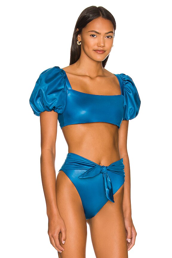 view 2 of 4 TOP BIKINI CALISTA in Blue