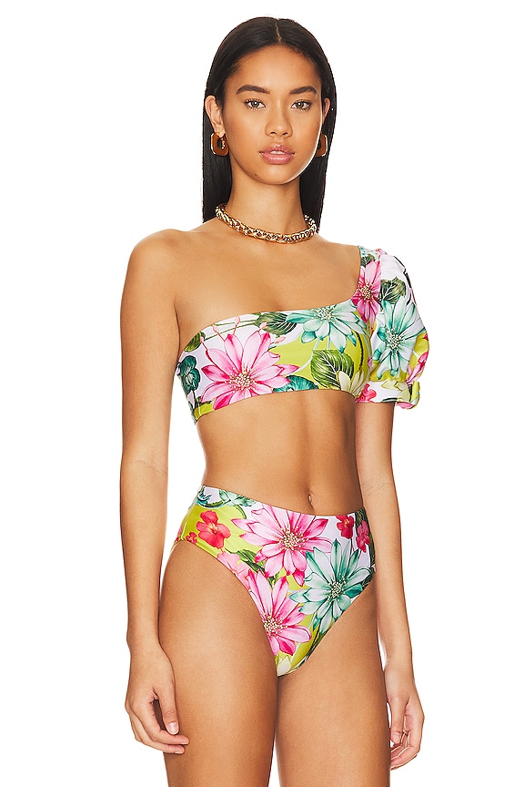 view 2 of 5 x REVOLVE Leela Bikini Top in Conga White Floral