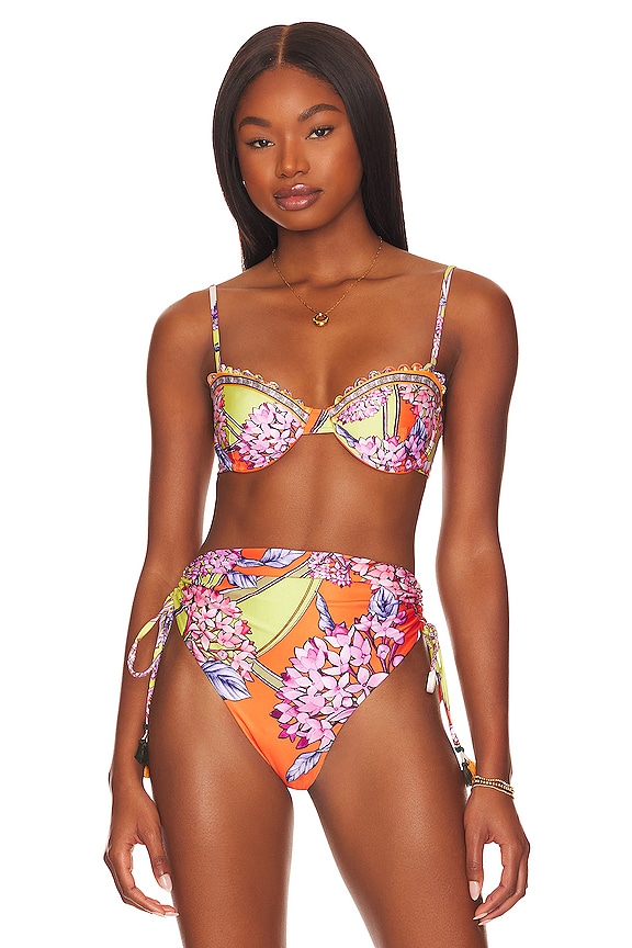 view 1 of 4 Piper Bikini Top in Lime