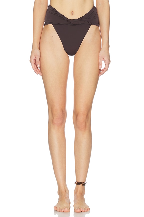 view 1 of 4 BAS DE MAILLOT DE BAIN LILY in Chocolate