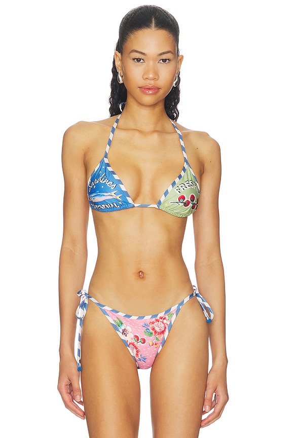 view 1 of 5 Ludovica Basket Bikini Top in Multicolor