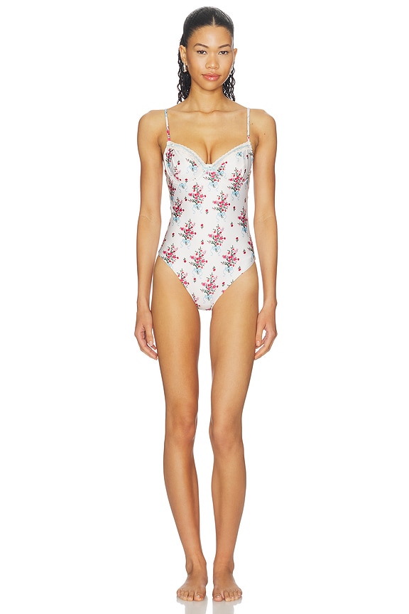 view 1 of 3 MAILLOT DE BAIN 1 PIÈCE PETRA in Multicolor