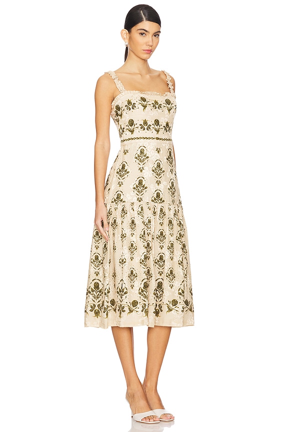 view 2 of 3 ROBE NISPERO RELATO in Ivory Multicolor