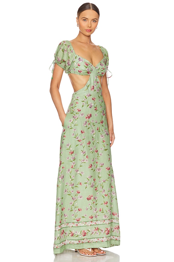 view 2 of 3 Cielo Maxi Dress in Green Multifloral